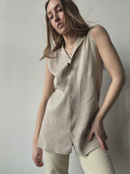 KNIT COTTON TANK