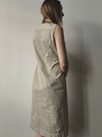COTTON BUTTON UP DRESS