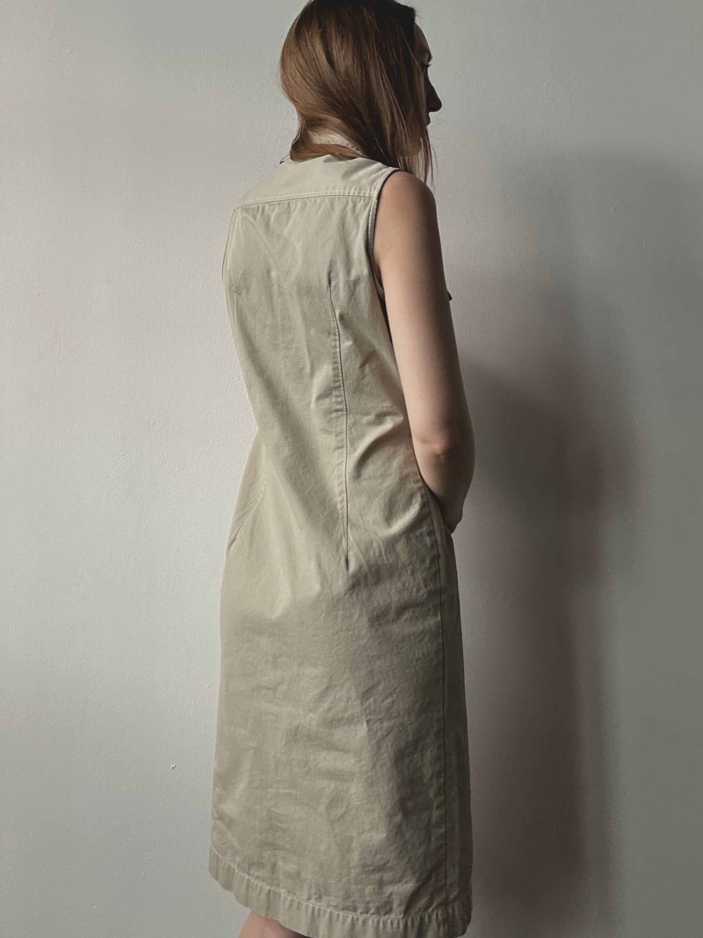 COTTON BUTTON UP DRESS