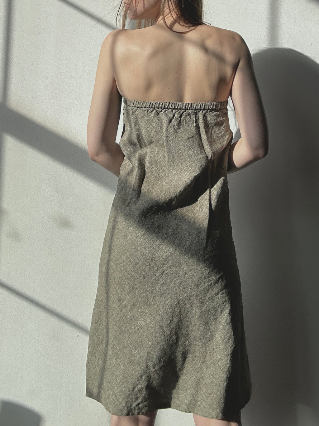 LINEN STRAPLESS DRESS AND/OR SKIRT