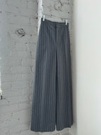 Grey Pinstripe Trousers