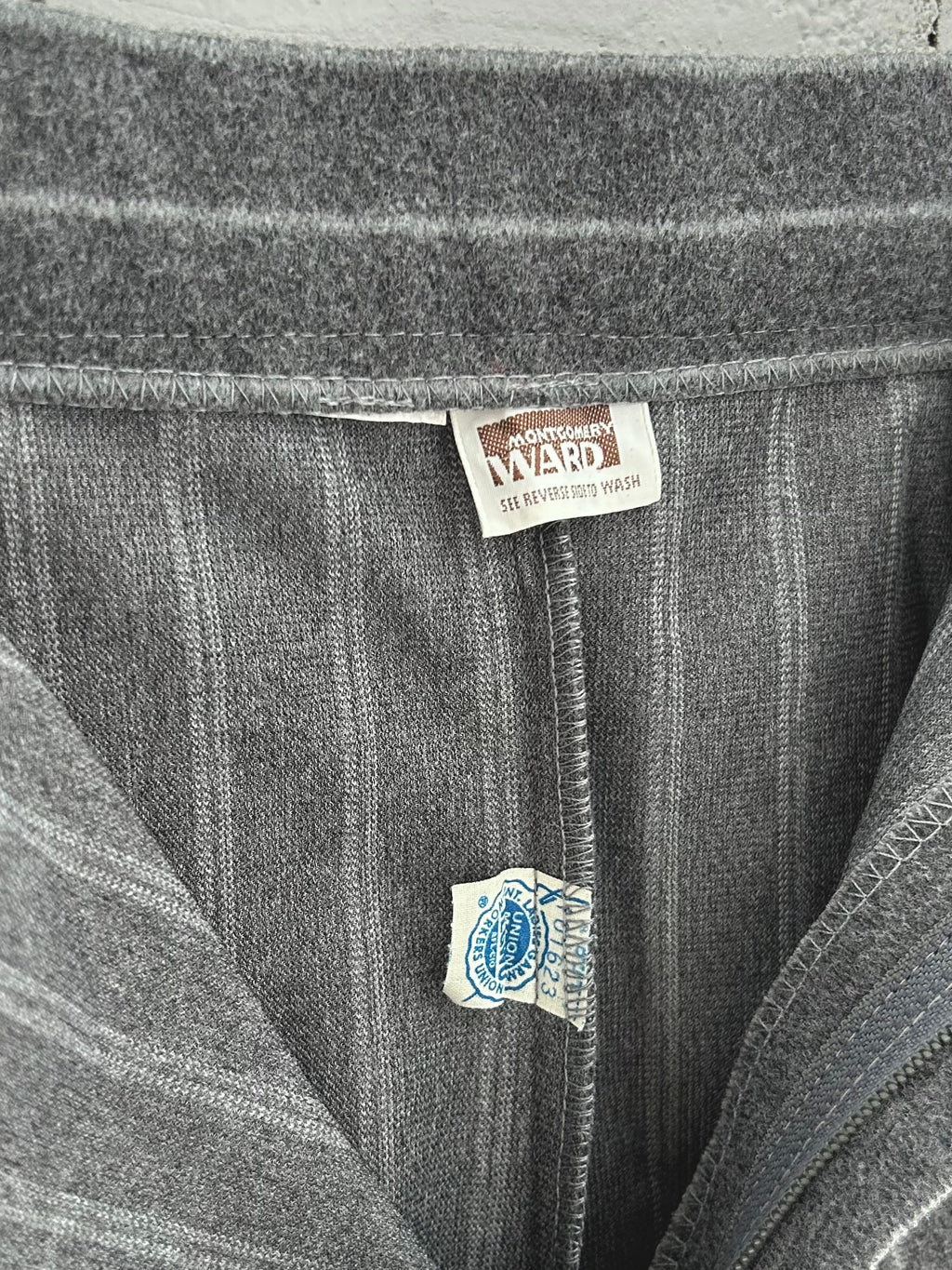 Grey Pinstripe Trousers