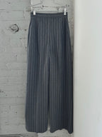 Grey Pinstripe Trousers